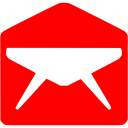 Image result for email icon red