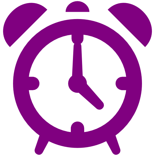 Image result for clock icon purple